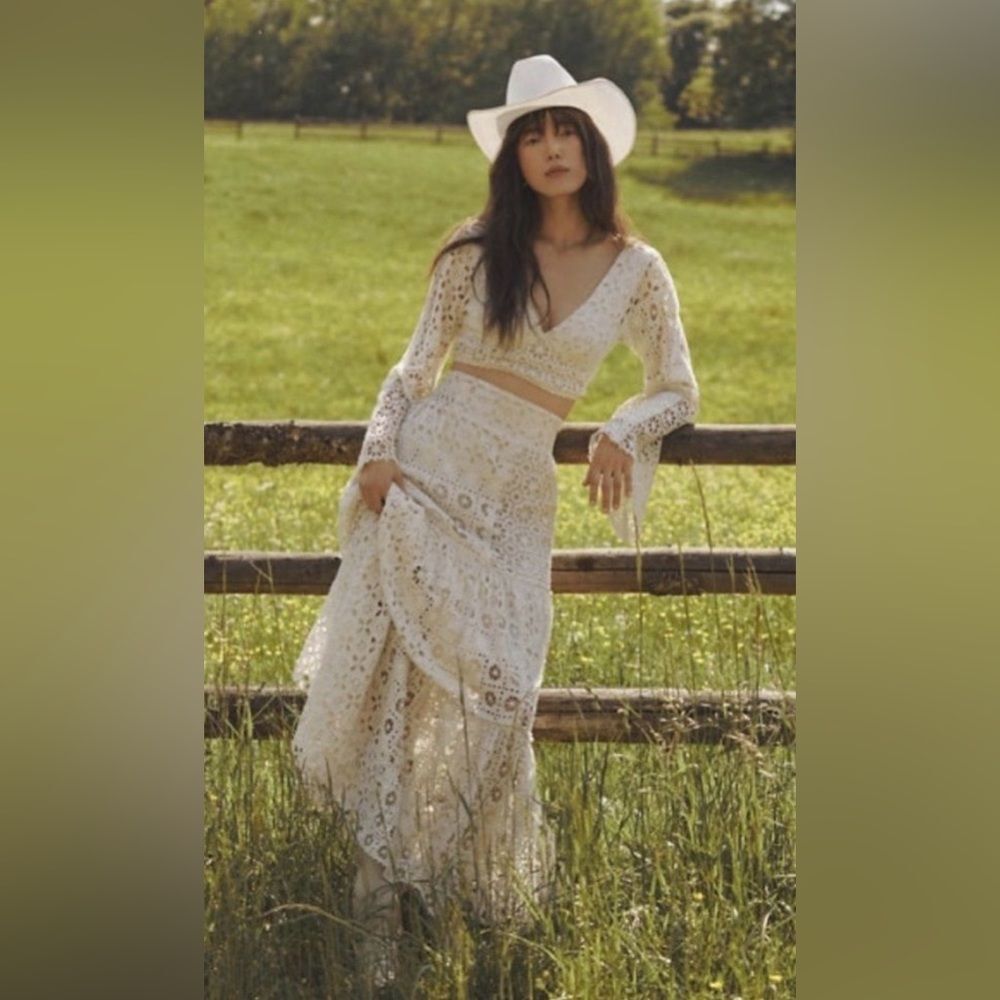 Free People Yesenia Crochet Maxi Skirt Set - Picture 4 of 8